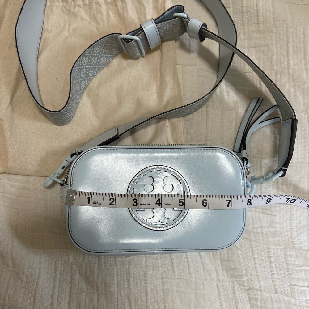 Tory Burch Mini Miller Ice Blue Crossbody Bag - Picture 3 of 5